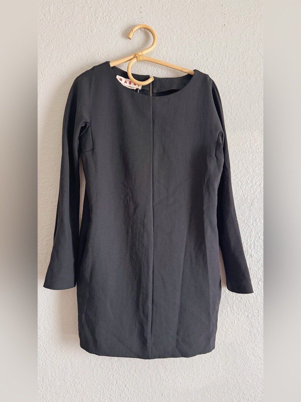 Marni Black Mini Shift Dress